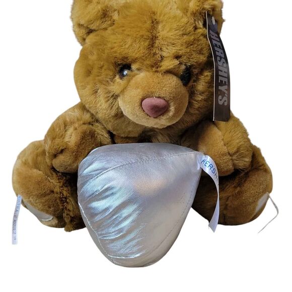 Vintage 1997 Hershey's 13" Teddy Bear Plush Stuffed Animal Original Tag - Picture 1 of 7